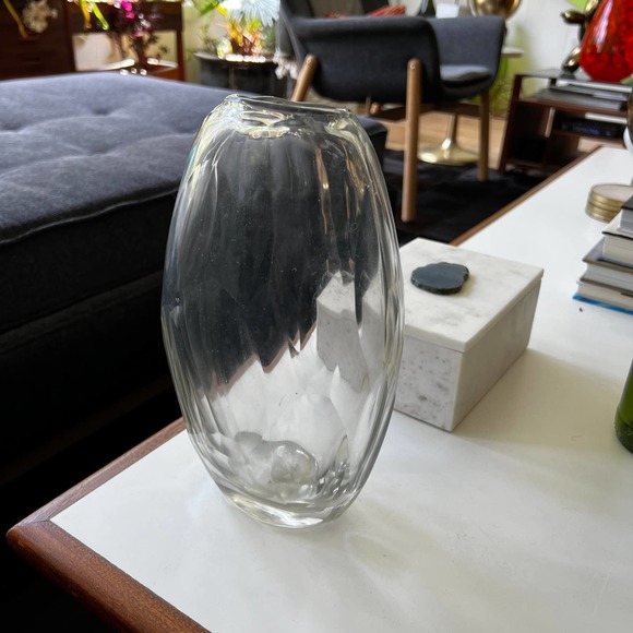 Modern Organic Shape Oval Vase Made in India - Picture 8 of 10